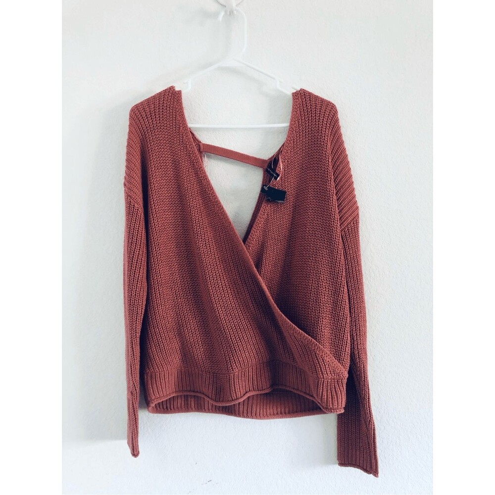 Moon Madison women’s knit sweater size M watermelon color